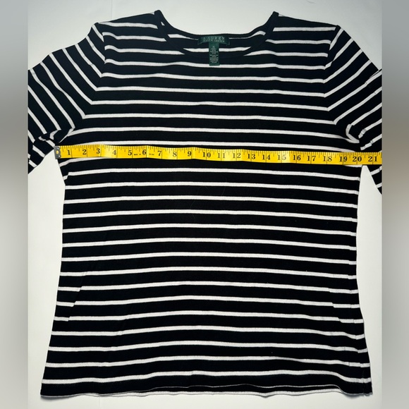 Lauren Ralph Lauren stripe long sleeve size XL - Picture 4 of 4